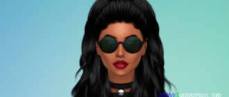 Солнцезащитные очки PIENE для Симс 4 – фото 1