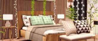 Спальня Coconut для Симс 4 – фото 1