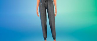 Спортивные штаны ChloeM для Симс 4 – фото 1