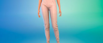 Стильные джоггеры для девушек для Симс 4 – фото 1