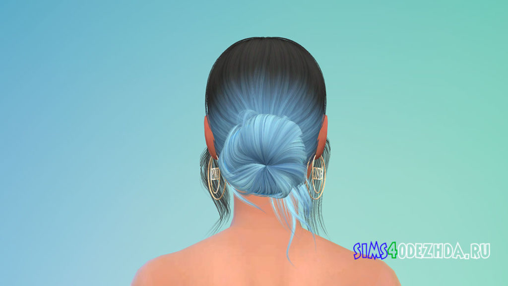 Волосы Euphoria для Симс 4 – фото 3