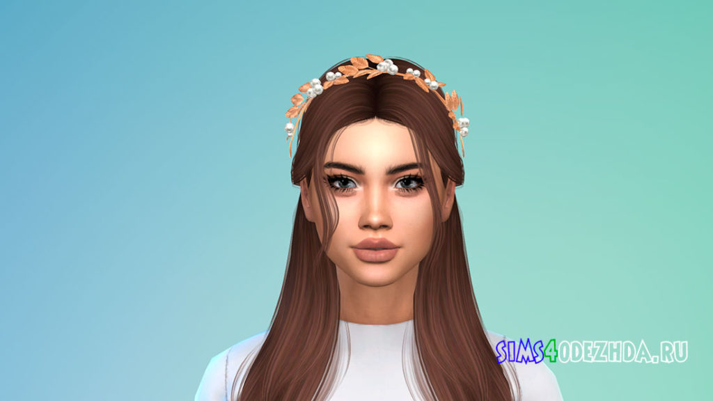 Золотой ободок для Симс 4 – фото 3