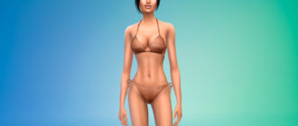 Бикини BD287 для Симс 4 – фото 1