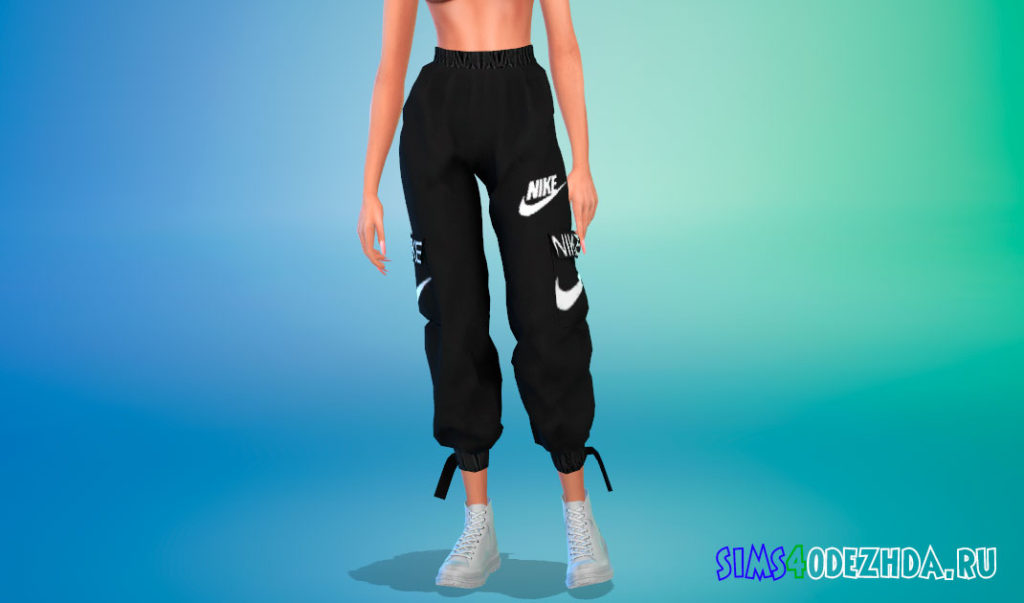 Брюки карго Nike для Симс 4 – фото 1