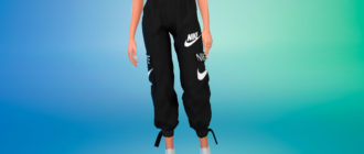 Брюки карго Nike для Симс 4 – фото 1