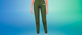 Джоггеры Adidas 9010 для Симс 4 – фото 1