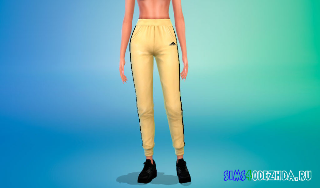 Джоггеры Adidas 9010 для Симс 4 – фото 3