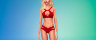 Купальник 79-1 для Симс 4 – фото 1