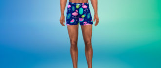 Летние мужские шорты для Симс 4 – фото 1