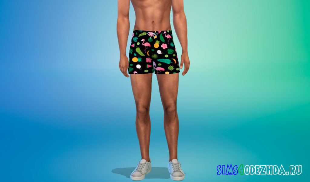 Летние мужские шорты для Симс 4 – фото 2
