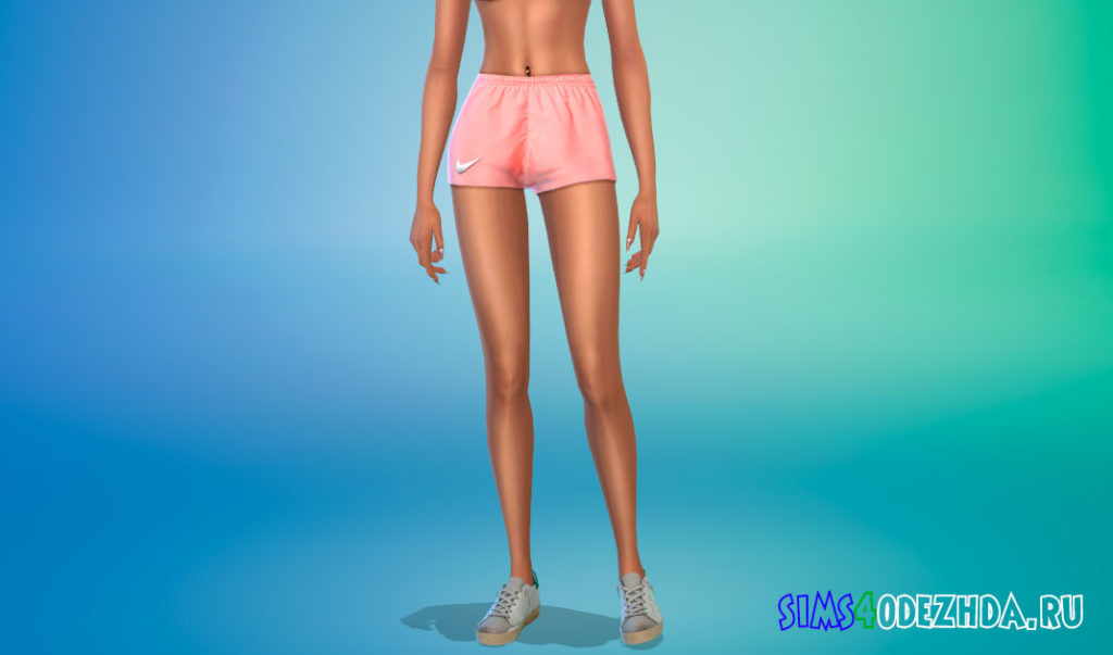 Летние спортивные шорты для Симс 4 – фото 3