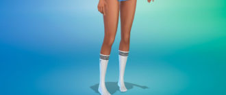 Носки до щиколотки Adidas для Симс 4 – фото 1