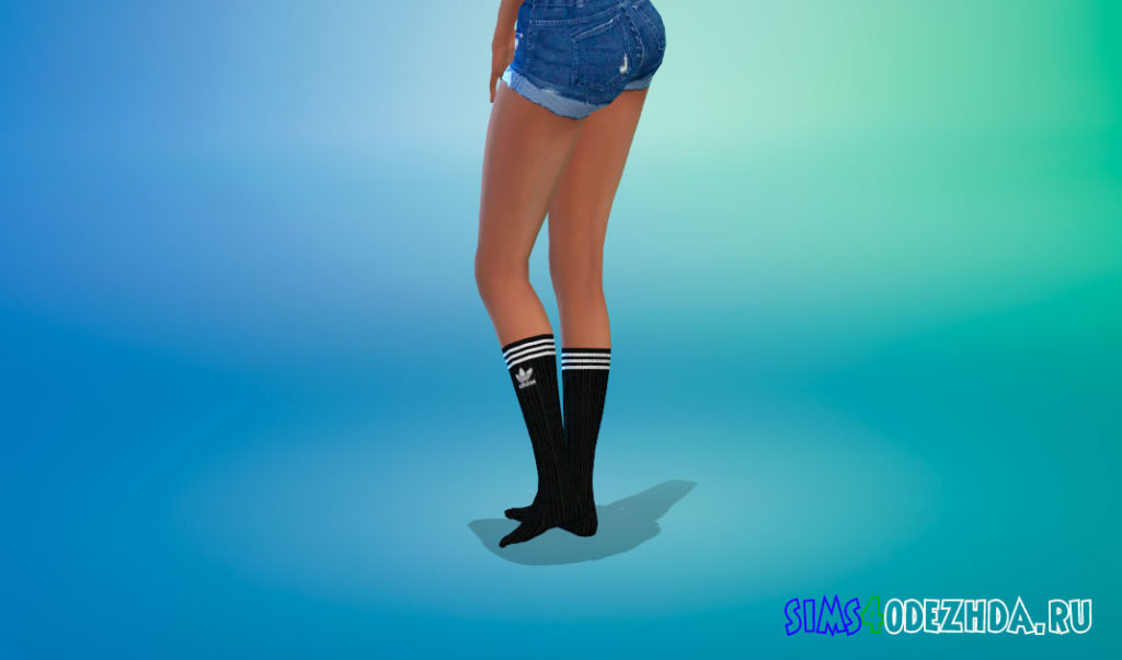 Носки до щиколотки Adidas для Симс 4 – фото 2
