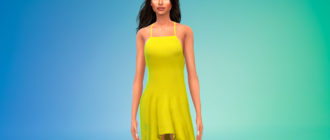 Платье KATIE для Симс 4 – фото 1