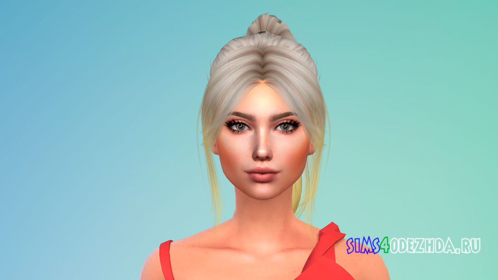 Прическа для девушек Barbiegirl Hair для Симс 4 – фото 2