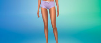 Симпатичные трусики с принтом для Симс 4 – фото 1