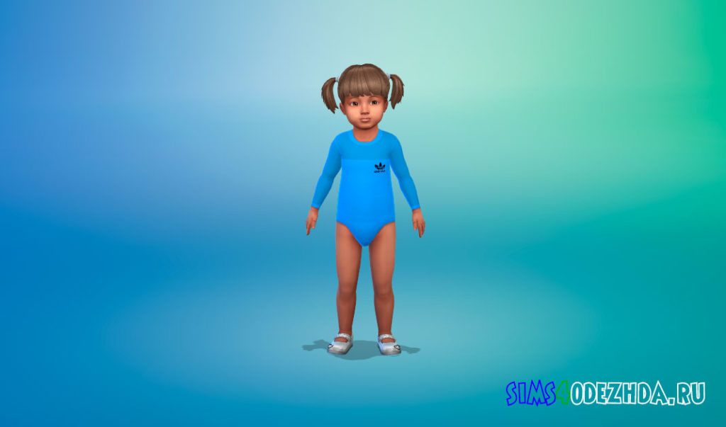 Спортивное боди для малышей для Симс 4 – фото 2