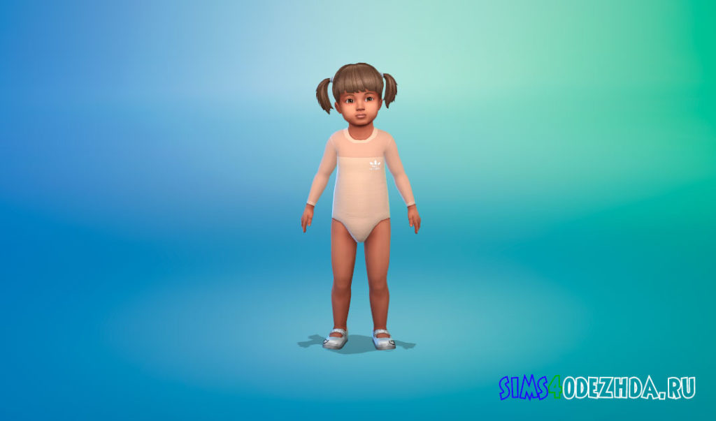 Спортивное боди для малышей для Симс 4 – фото 3