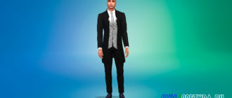 Свадебный костюм для Симс 4 – фото 1