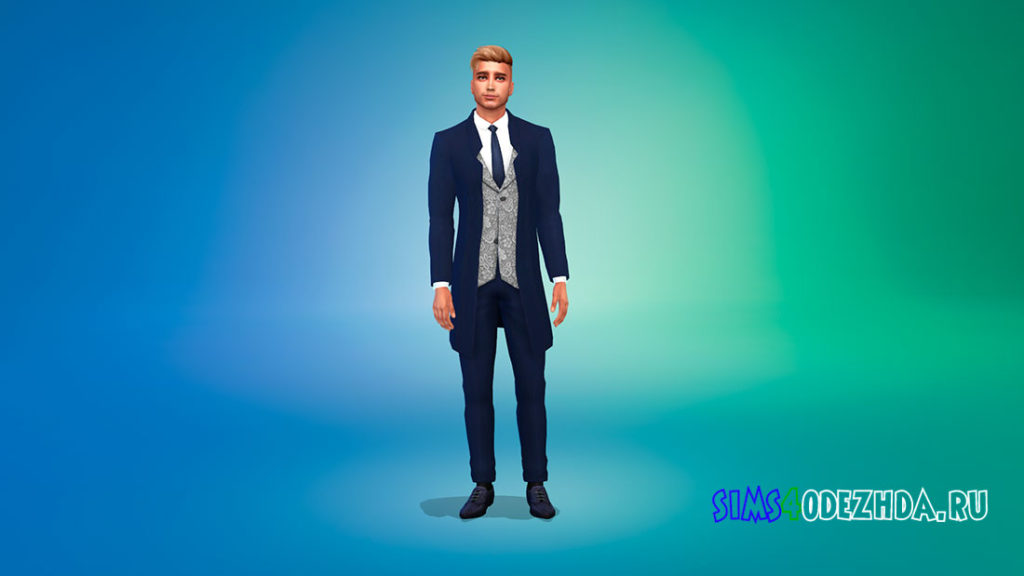 Свадебный костюм для Симс 4 – фото 3