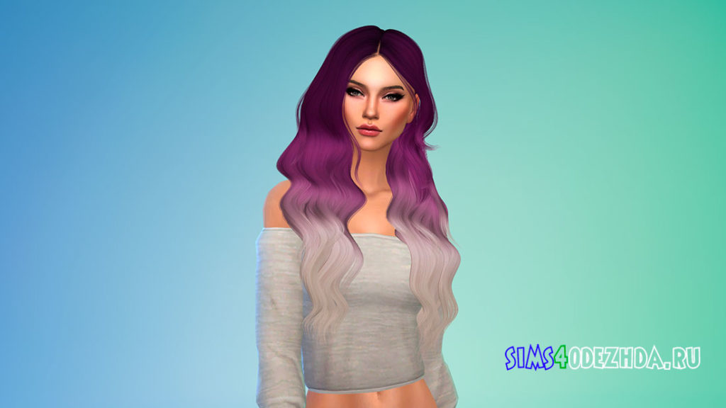 Волосы Raine Hair для Симс 4 – фото 3