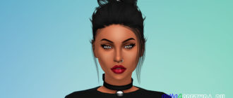 Женская прическа Clique Hair для Симс 4 – фото 1