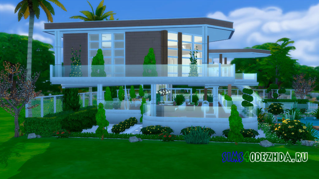 Дом Modern Oasis 16 – для Симс 4 – фото 2