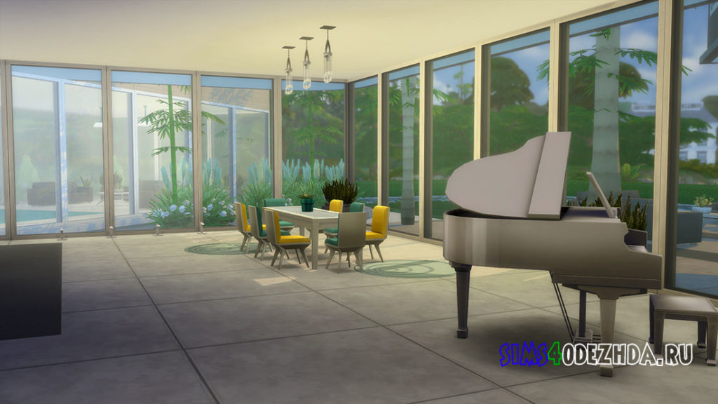 Дом Modern Oasis 3 – для Симс 4 – фото 3
