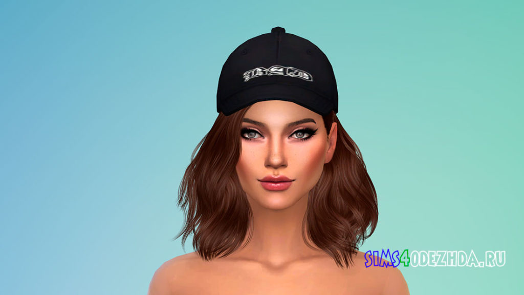 Кепка City Babe для Симс 4 – фото 2
