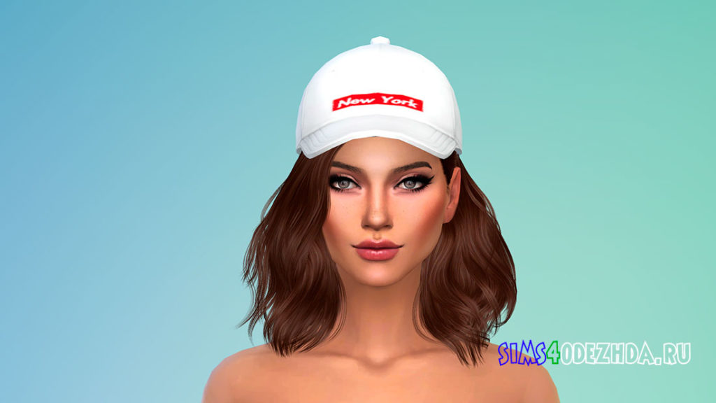 Кепка City Babe для Симс 4 – фото 3