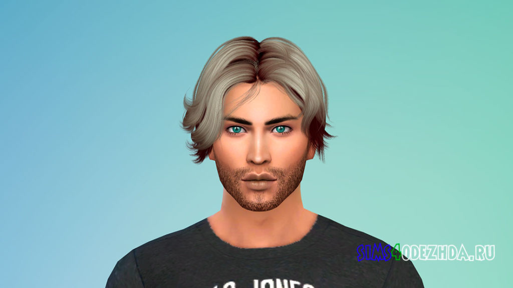 Мужская прическа OE0111 для Симс 4 – фото 3