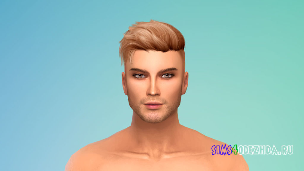 Мужской оверлей скин R skin 8 для Симс 4 – фото 1