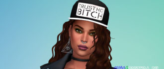 Набор унисекс бейсболок для Симс 4 – фото 1