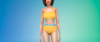 Сет милого белья для Симс 4 – фото 1