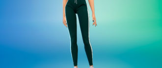 Спортивные штаны 019 для Симс 4 – фото 1