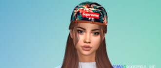 Унисекс кепка Supreme для Симс 4 – фото 1
