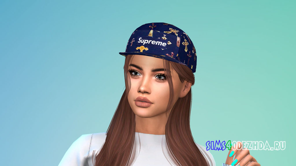 Унисекс кепка Supreme для Симс 4 – фото 2