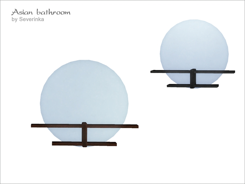 Круглое зеркало для Симс 4 - фото