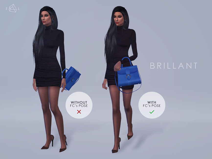 Сумка BRILLANT для Симс 4 - фото 2