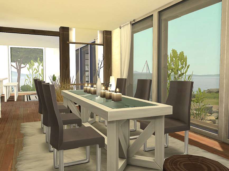 Дом у озера для Симс 4 - фото 6