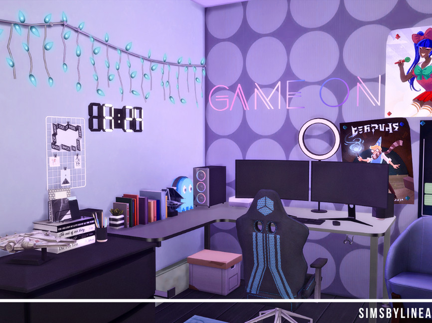 Спальня геймера для Симс 4 - фото 5