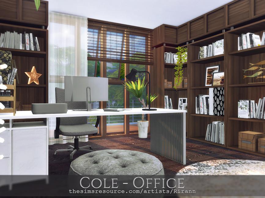 Кабинет Cole для Симс 4 - фото 4