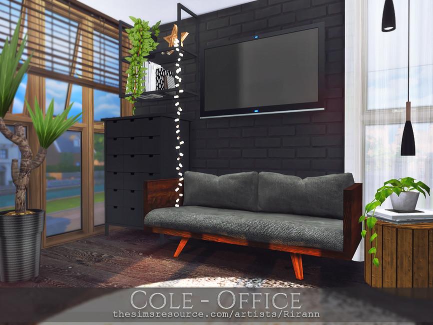 Кабинет Cole для Симс 4 - фото 5