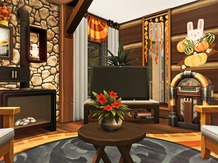 Коттедж Autumn для Симс 4 - фото 4