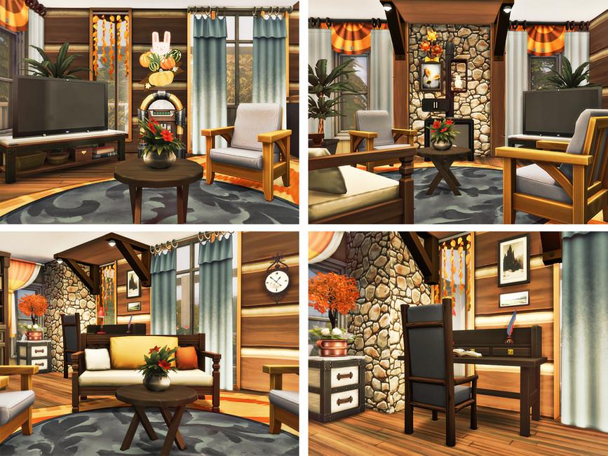 Коттедж Autumn для Симс 4 - фото 5