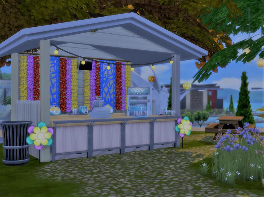 Открытый кинотеатр для Симс 4 - фото 3