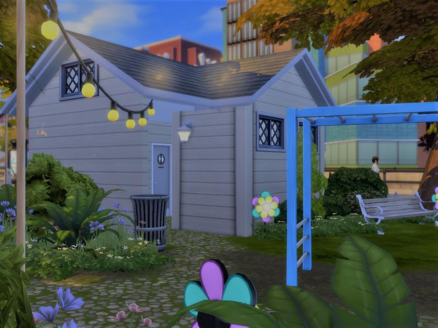 Открытый кинотеатр для Симс 4 - фото 4