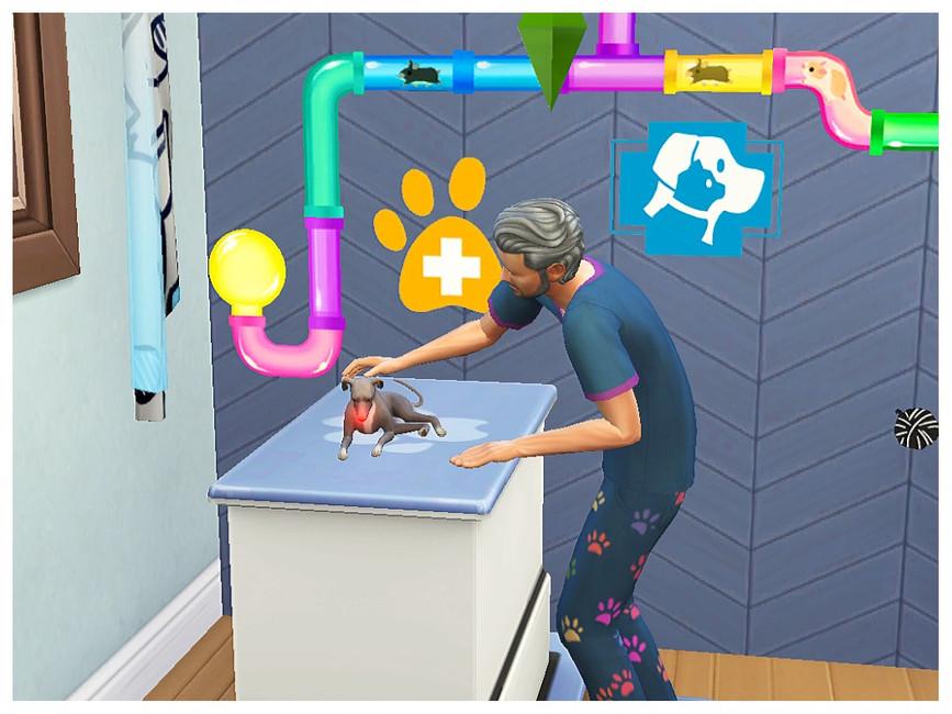Маленькая ветеринарная клиника для Симс 4 - фото 3