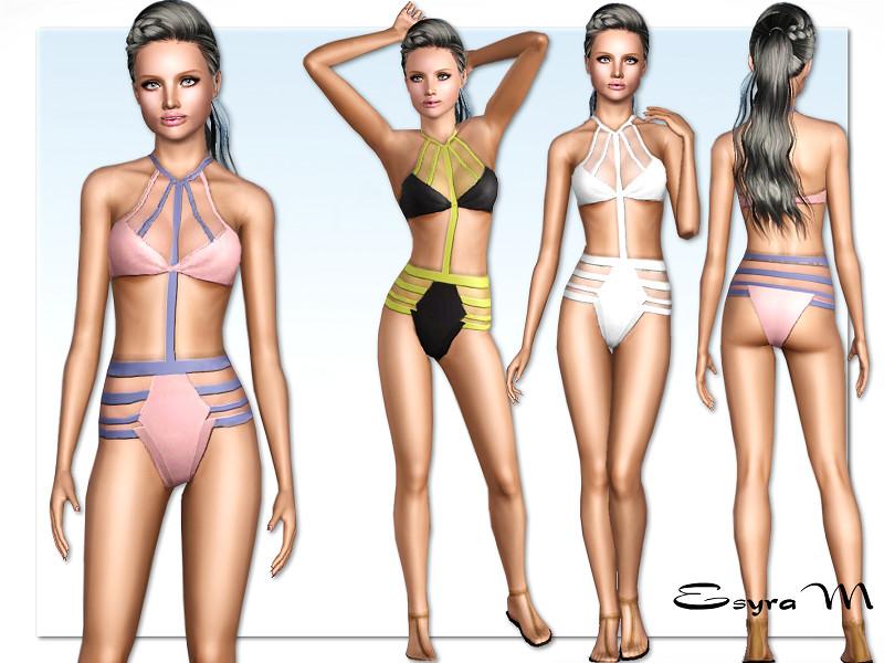 Купальник Bandage swimsuit для Симс 3