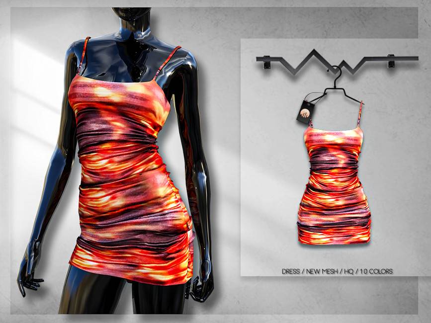 Платье BD276 для Симс 4